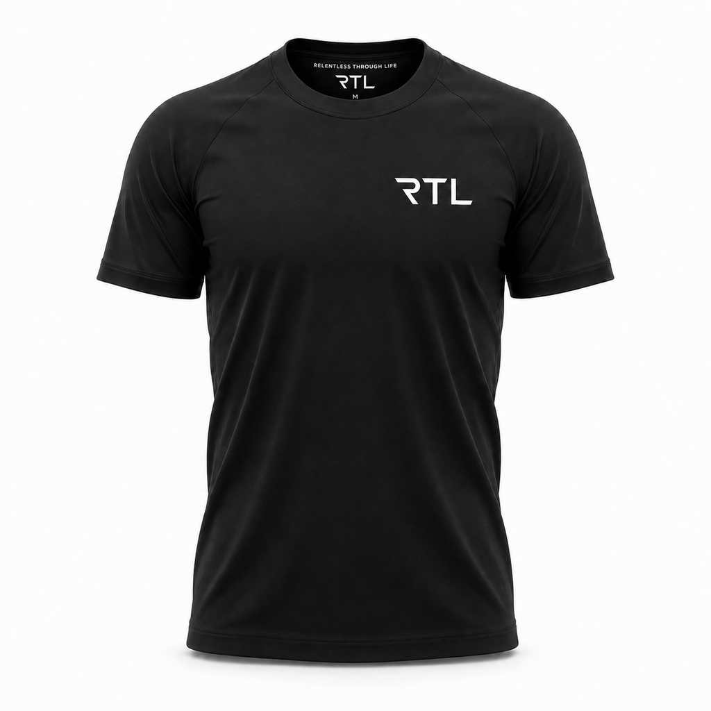 Black Mens RTL Gym Tee