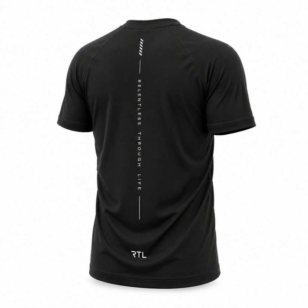 Black Mens RTL Gym Tee